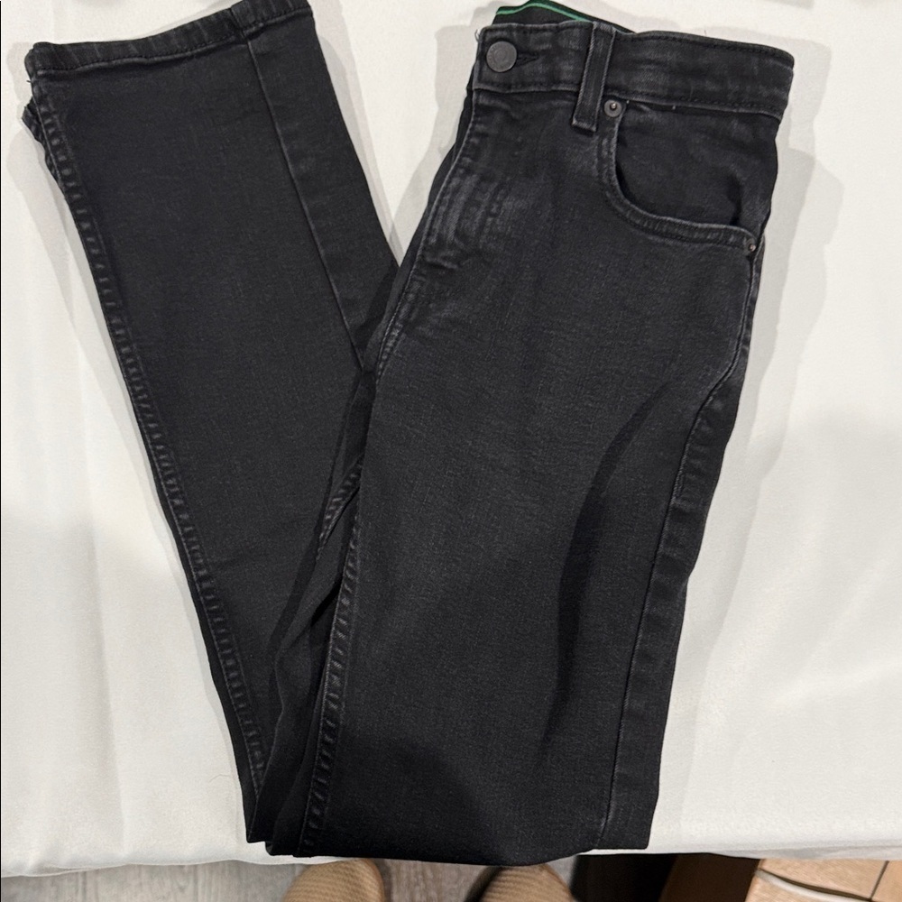 Levi Strauss & Co black Denim Jeans. Size 16 Reg.